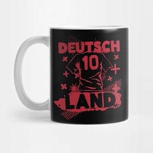 Vintage German Football // Retro Grunge German Soccer Mug